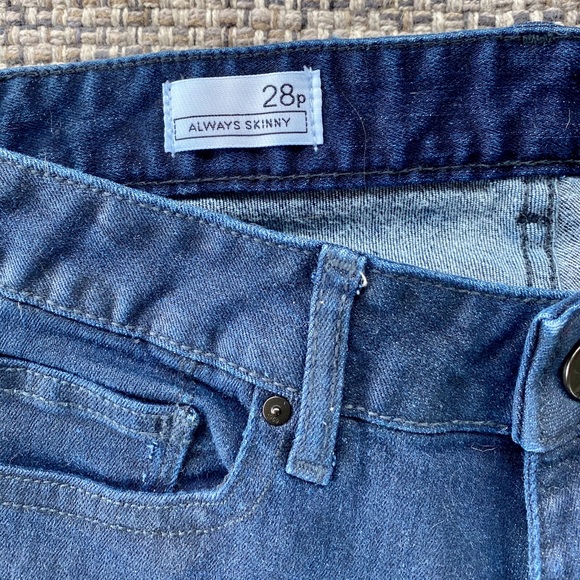 Gap Always Skinny Coated Navy Jeans - Picture 2 of 6